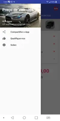 Preço de Veículos android App screenshot 1