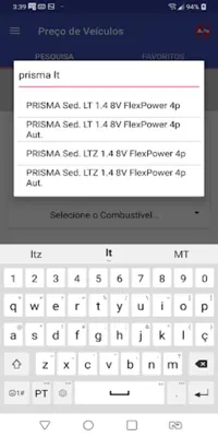 Preço de Veículos android App screenshot 6